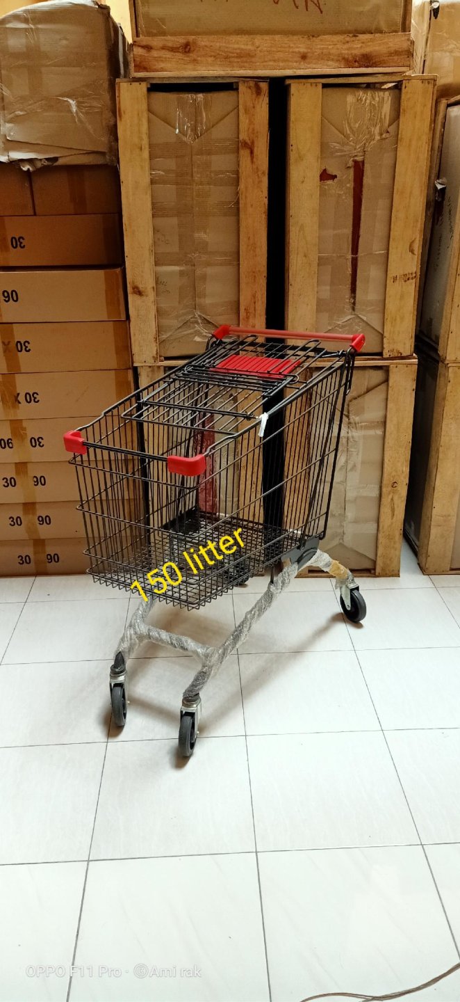 Jual Trolley Belanja berbagai kapasitas | Artikel | Rak Supermarket