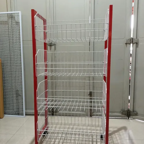 Rak Snack dan Roti Rak snack kaki kotak <br> 1 rack_chiky_murah
